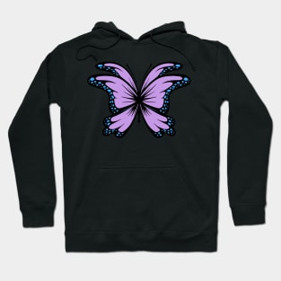 Purple Butterfly Hoodie